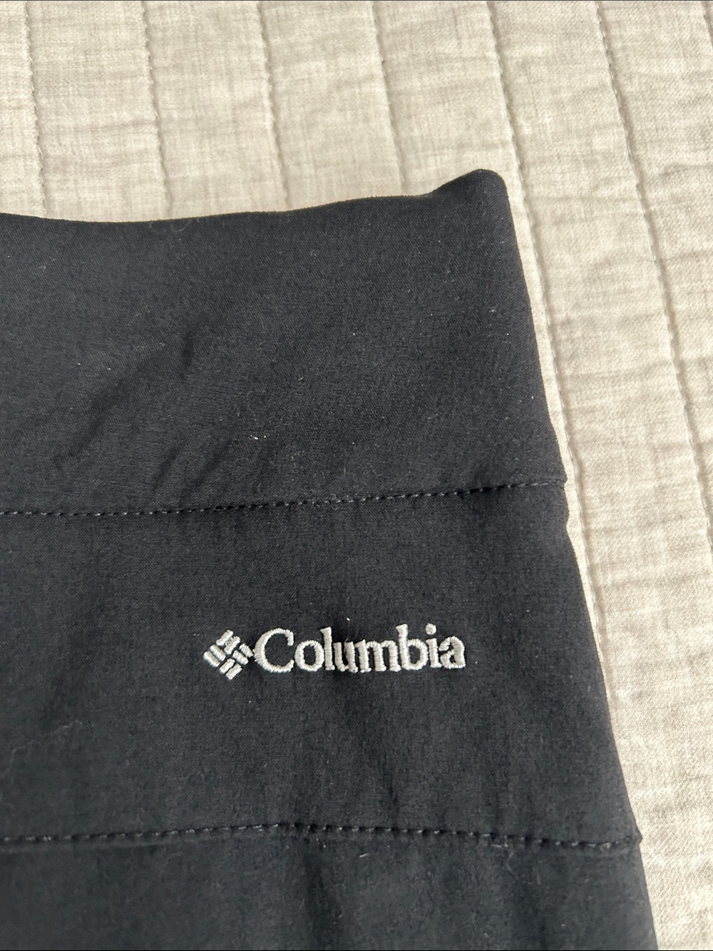 Columbia black nylon pull on outdoor hiking, casual pants XL - Picture 7 of 12